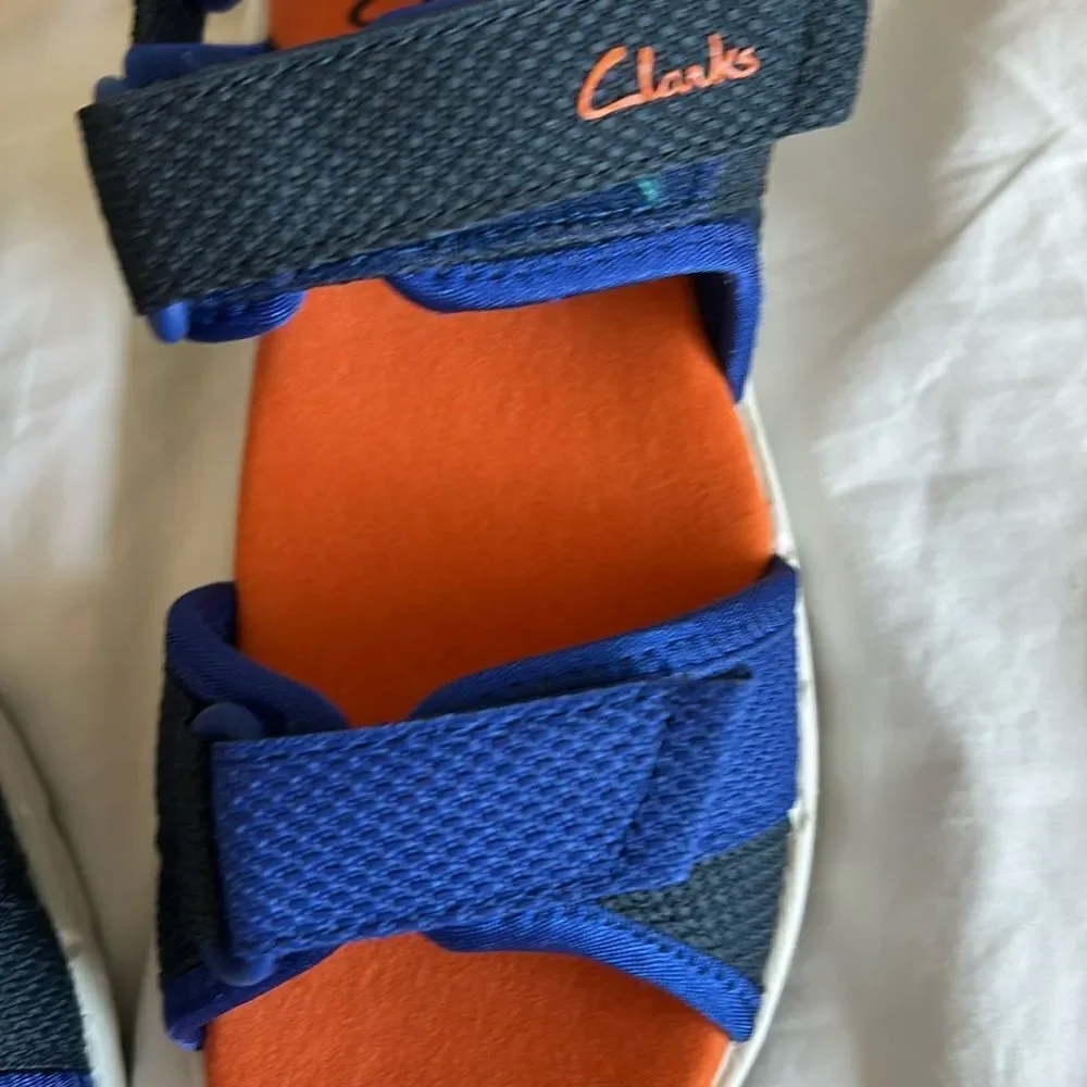 Clarks Expo Sea Navy Combination Toddlers Sandal, NWT, size 11.5 M